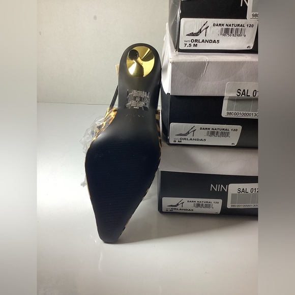 Nine West Orlanda slingback stiletto pump in a leopard print. - Picture 16 of 16